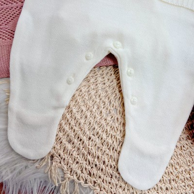 Saída de Maternidade Erica - Off White e Rose